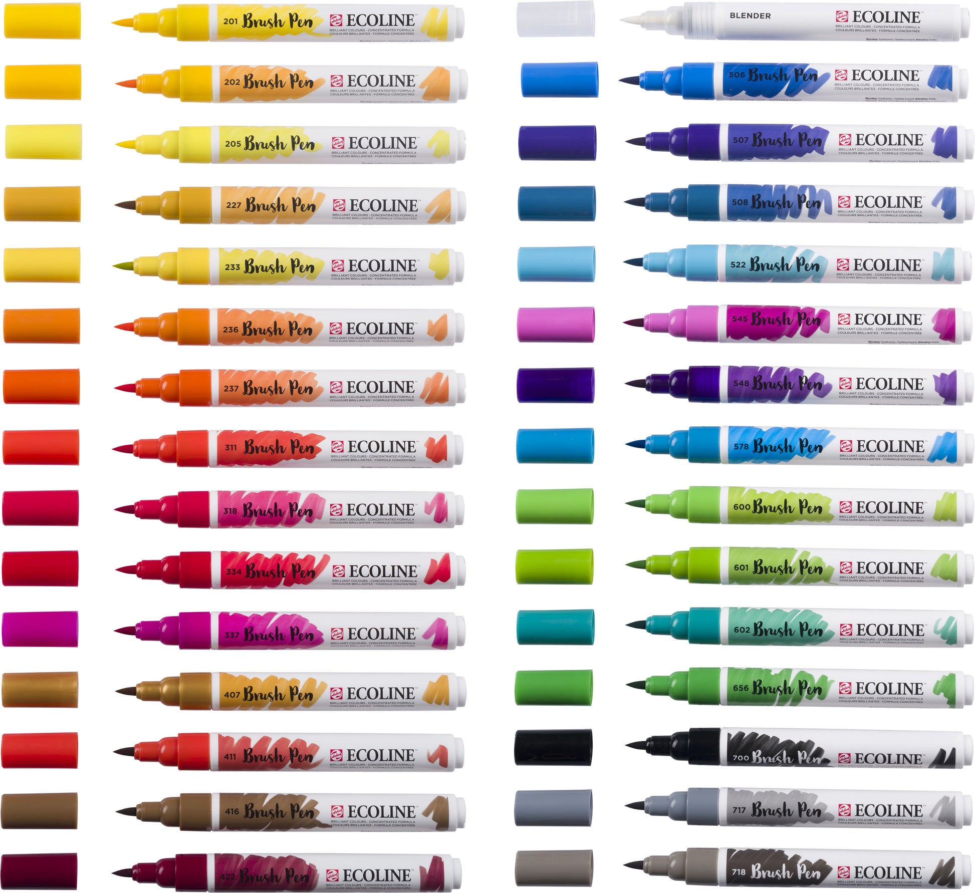 TALENS Ecoline Brush Pen Set 11509005 ass. 30 Stück