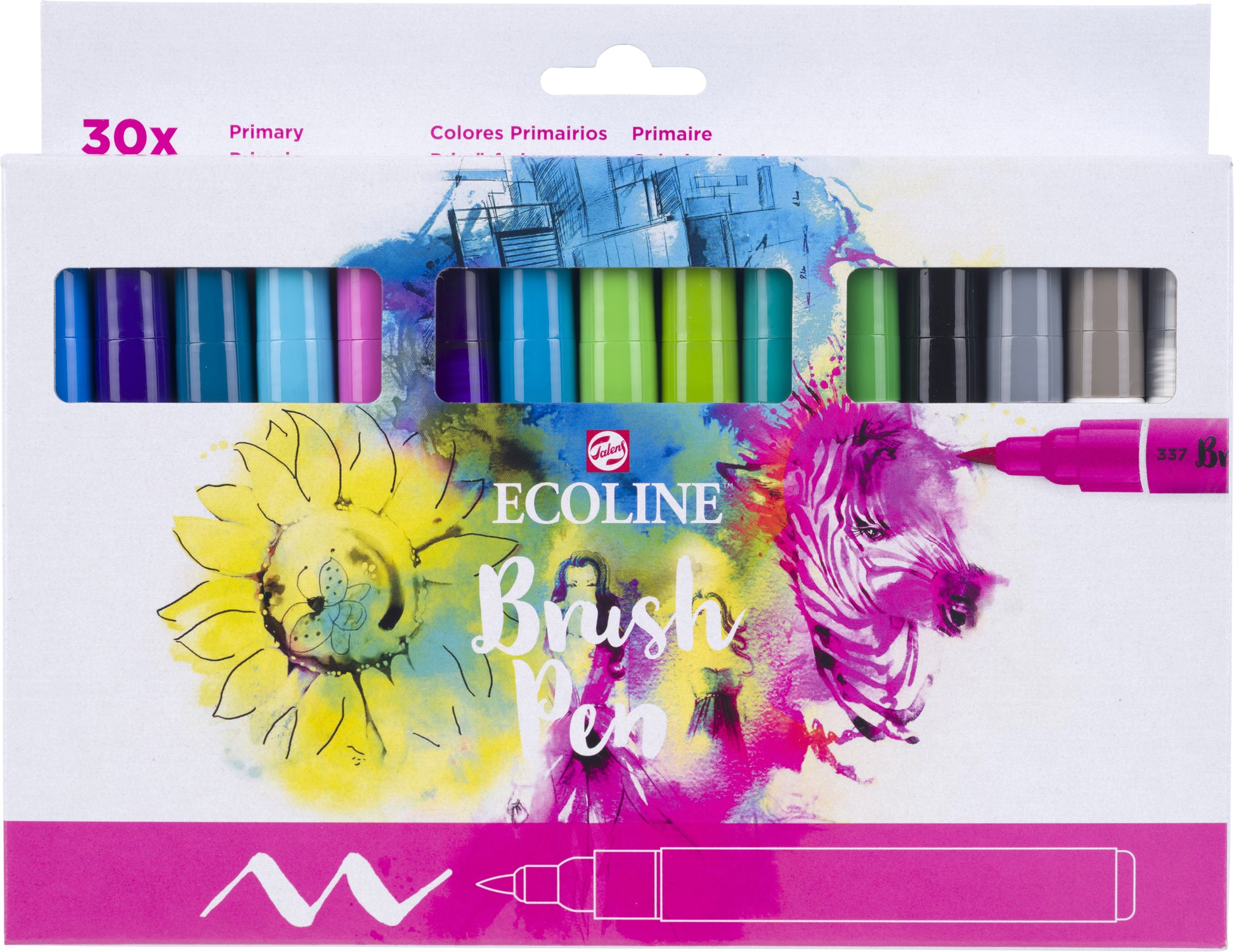 TALENS Ecoline Brush Pen Set 11509005 ass. 30 Stück