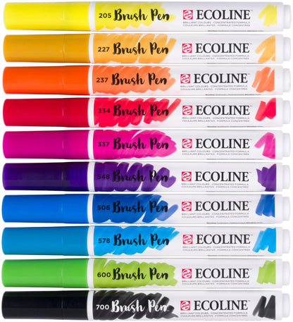 TALENS Ecoline Brush Pen Set 11509007 ass. 10 Stück