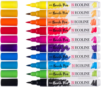TALENS Ecoline Brush Pen Set 11509007 ass. 10 Stück