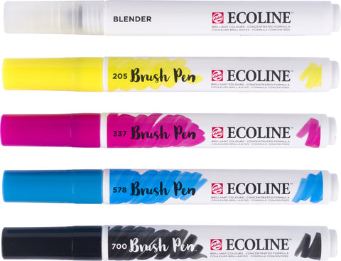 TALENS Ecoline Brush Pen Set 11509920 Primary 5 Stück