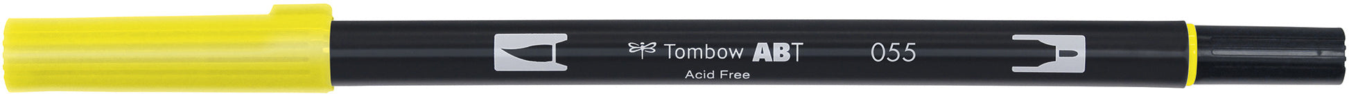 TOMBOW Dual Brush Pen ABT 055 process yellow