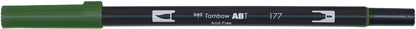 TOMBOW Dual Brush Pen ABT 177 dunkle jade