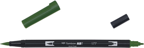 TOMBOW Dual Brush Pen ABT 177 dunkle jade
