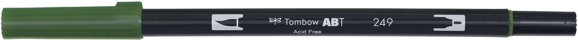 TOMBOW Dual Brush Pen ABT 249 hunter green