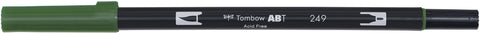 TOMBOW Dual Brush Pen ABT 249 hunter green