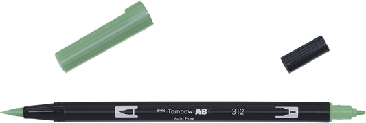 TOMBOW Dual Brush Pen ABT 312 holly green