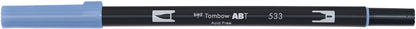 TOMBOW Dual Brush Pen ABT 533 pfauenblau