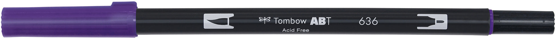 TOMBOW Dual Brush Pen ABT 636 imperial purple