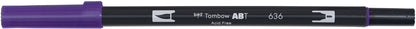 TOMBOW Dual Brush Pen ABT 636 imperial purple
