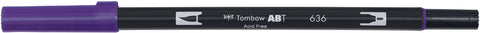 TOMBOW Dual Brush Pen ABT 636 imperial purple