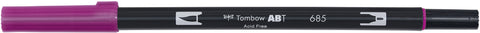 TOMBOW Dual Brush Pen ABT 685 deep magenta