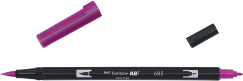 TOMBOW Dual Brush Pen ABT 685 deep magenta