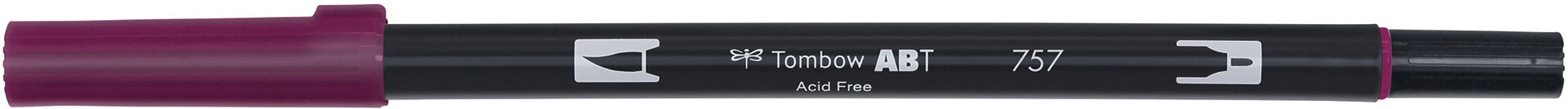 TOMBOW Dual Brush Pen ABT 757 weinrot