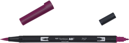 TOMBOW Dual Brush Pen ABT 757 weinrot