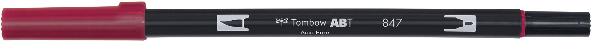 TOMBOW Dual Brush Pen ABT 847 purpurrot