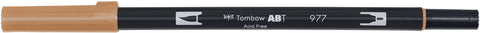 TOMBOW Dual Brush Pen ABT 977 saddle brown