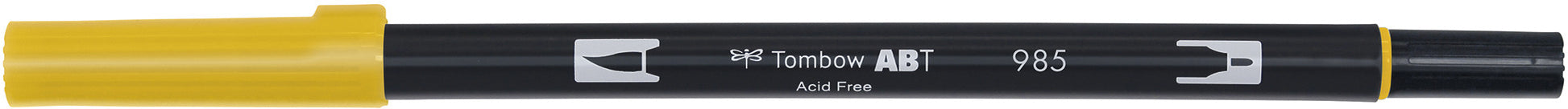 TOMBOW Dual Brush Pen ABT 985 chromgelb