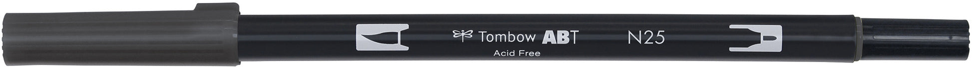 TOMBOW Dual Brush Pen ABT N25 lamp black
