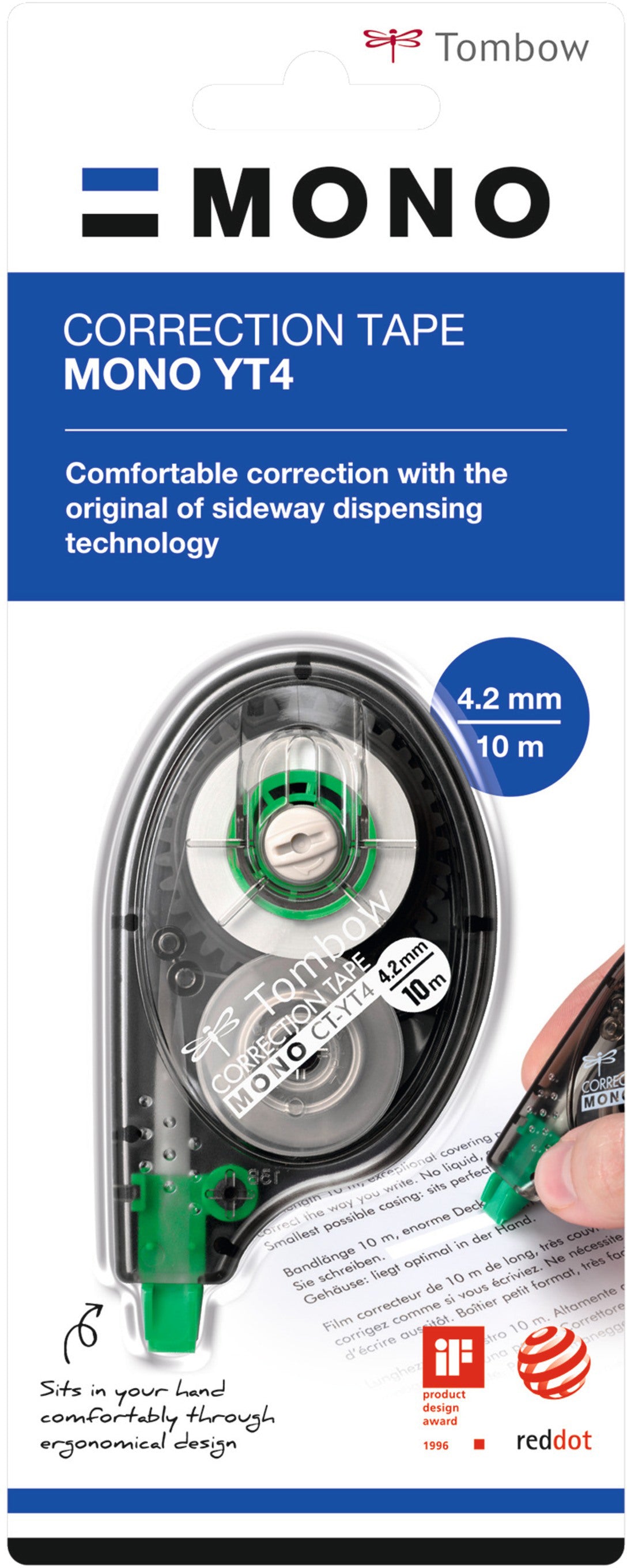 TOMBOW Korrekturroller 4.2mmx10m CT-YT4 Mono