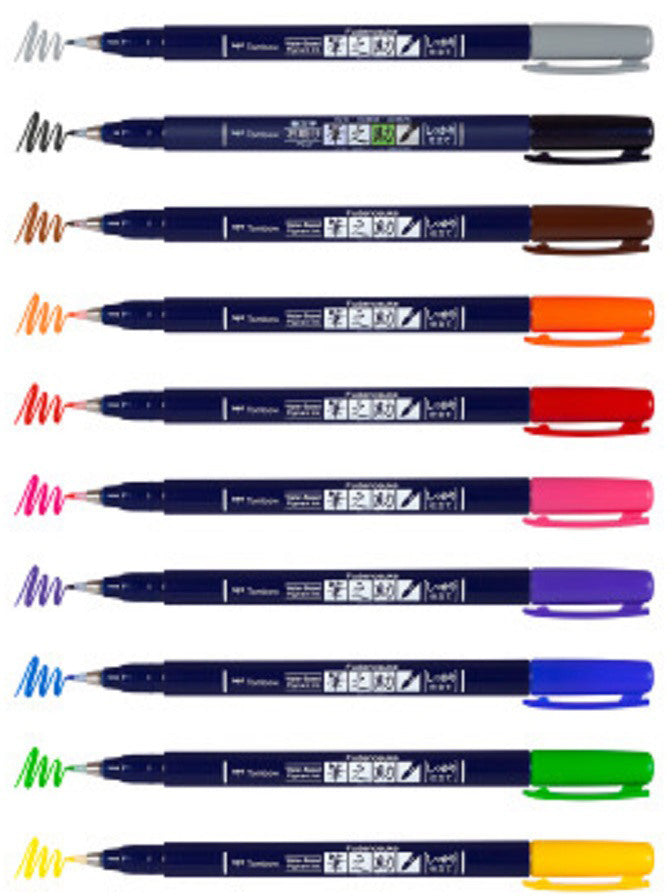 TOMBOW Kalligraphie Stift Hard WS-BH150 Fudenosuke, schwarz