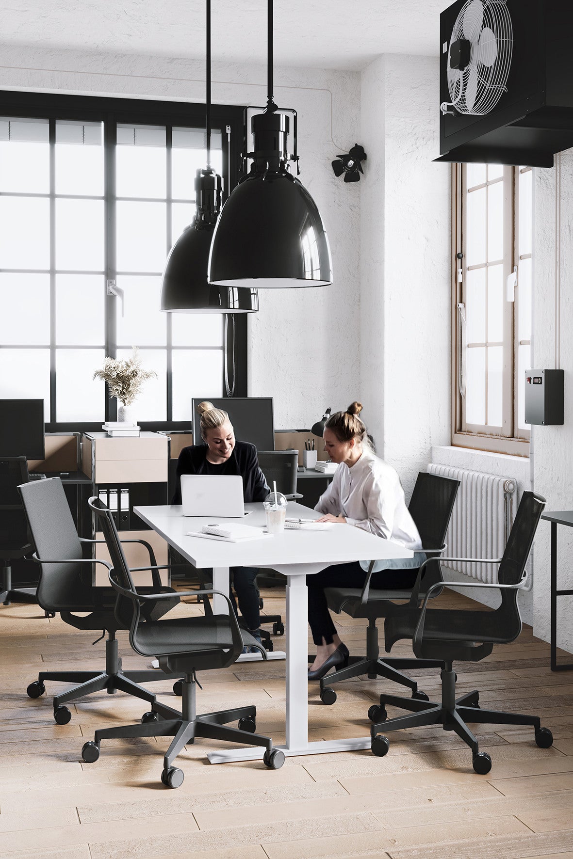 TOPSTAR Hubtischgestell E-Table TSV2UV schwarz