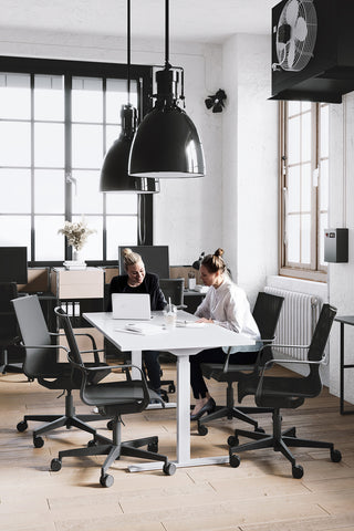 TOPSTAR Hubtischgestell E-Table TWV2UV weiss