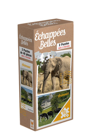 PZ ECHAPEES BELLES ANIMAUX 2X49PCS