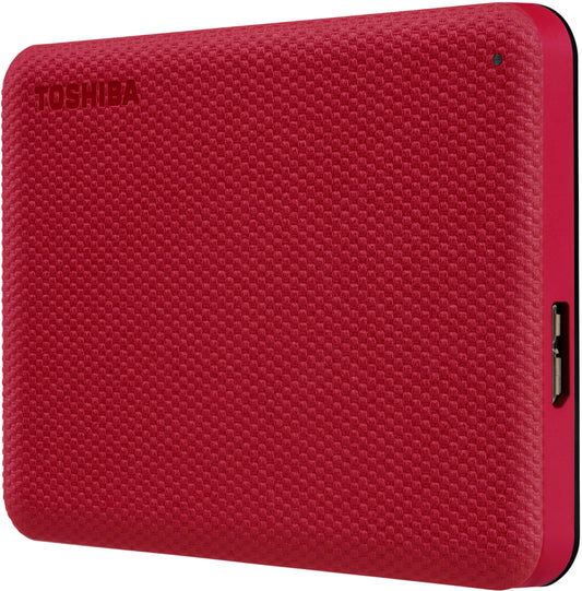 TOSHIBA HDD CANVIO Advance 1TB HDTCA10ER3AA USB 3.2 Gen 1, 2.5 inch red