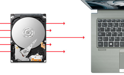 TOSHIBA Slim Laptop PC HDD L200 1TB HDWL110UZSVA internal, SATA 2.5 inch BULK