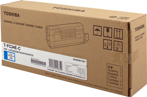 TOSHIBA Toner cyan TFC34EC E-Studio 287/407CS 11'500 S.