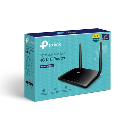 TP-LINK 4GLTE WiFI Dual Band Router AC750 ARCHER MR200 V5.3 Nano Sim