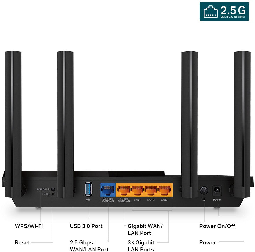 TP-LINK AX3000 Dual-Band Archer AX55 Pro Wi-Fi 6 Router