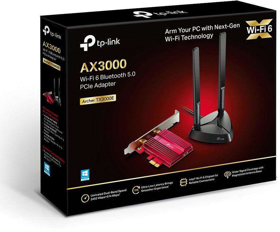 TP-LINK Archer TX3000E Archer TX3000E Wi-Fi 6 5.0 PCI Adapter