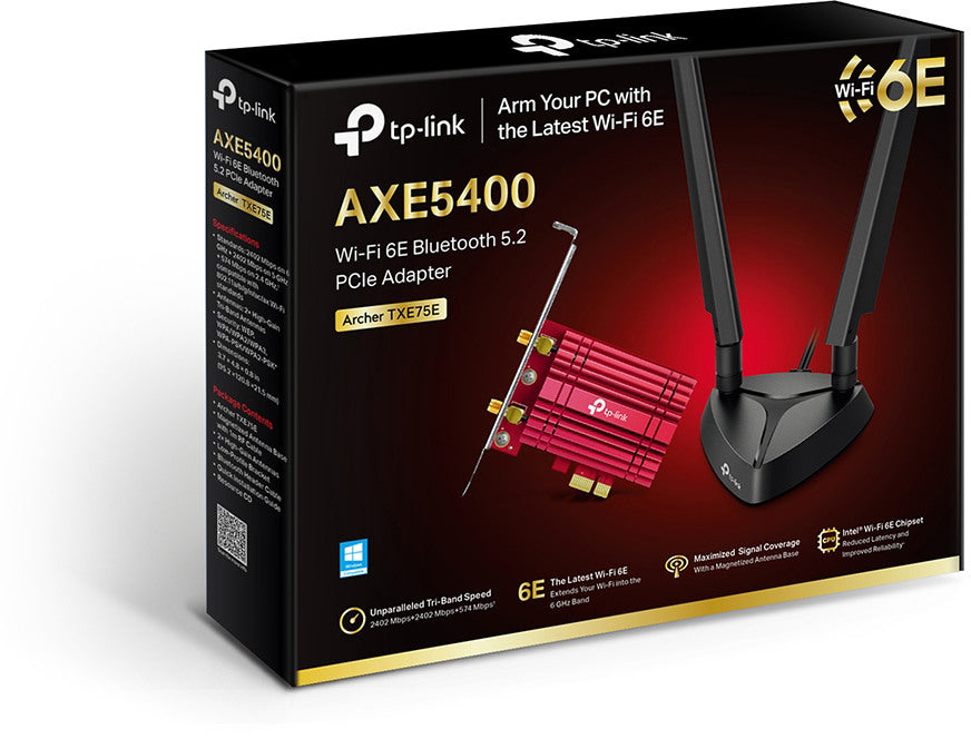 TP-LINK Archer TXE75E Archer TXE75E AXE5400 WiFi 6E BT PCI-E Ada.