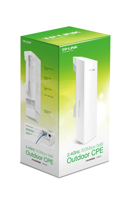 TP-LINK WLAN Access Point CPE210 Outdoor 2.4GHz 300Mbps