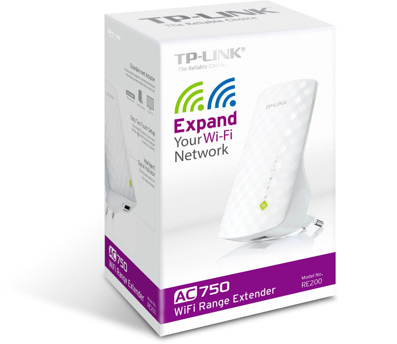 TP-LINK Dual Band WLAN Repeater RE200 AC750