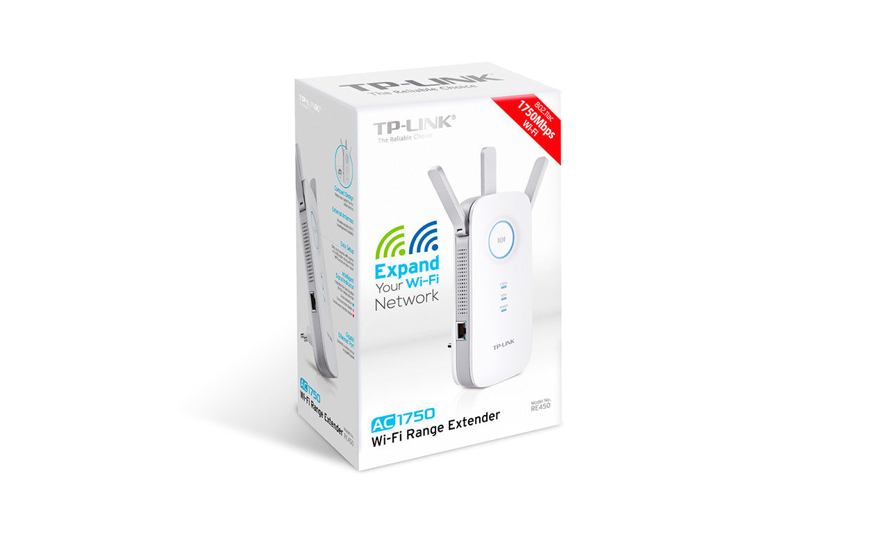 TP-LINK Dual Band WLAN Repeater RE450 AC1750