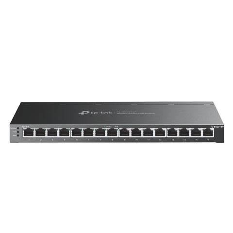 TP-LINK JetStream 16-Port Gigabit SG2016P Smart Switch with 8Port PoE+