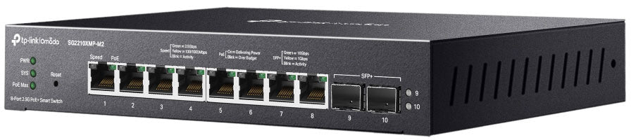 TP-LINK Omada 8-Port 2.5GBASE-T SG2210XMP-M2 Omada