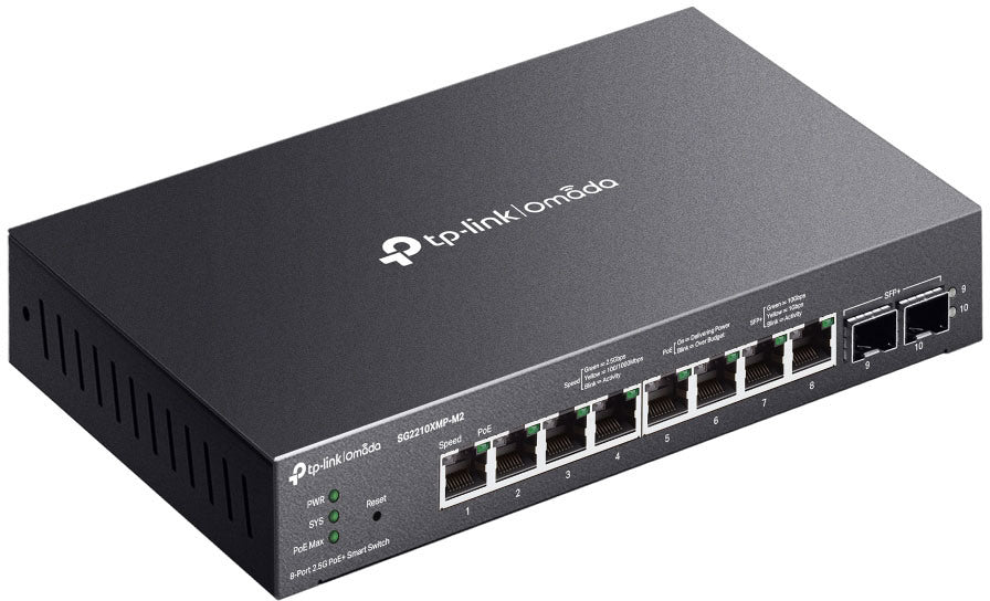TP-LINK Omada 8-Port 2.5GBASE-T SG2210XMP-M2 Omada