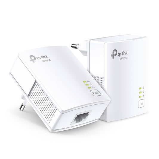 TP-LINK AV1000 GB PassT. Powerline TL-PA7017P KIT(CH) 1000 Mbps Starter Kit