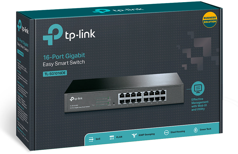 TP-LINK TL-SG1016DE TL-SG1016DE 16-Port Gigabit Smart Switch