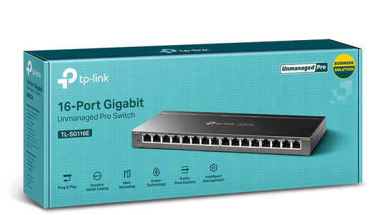 TP-LINK TL-SG116E TL-SG116E 16-Port GB Easy Smart Switch