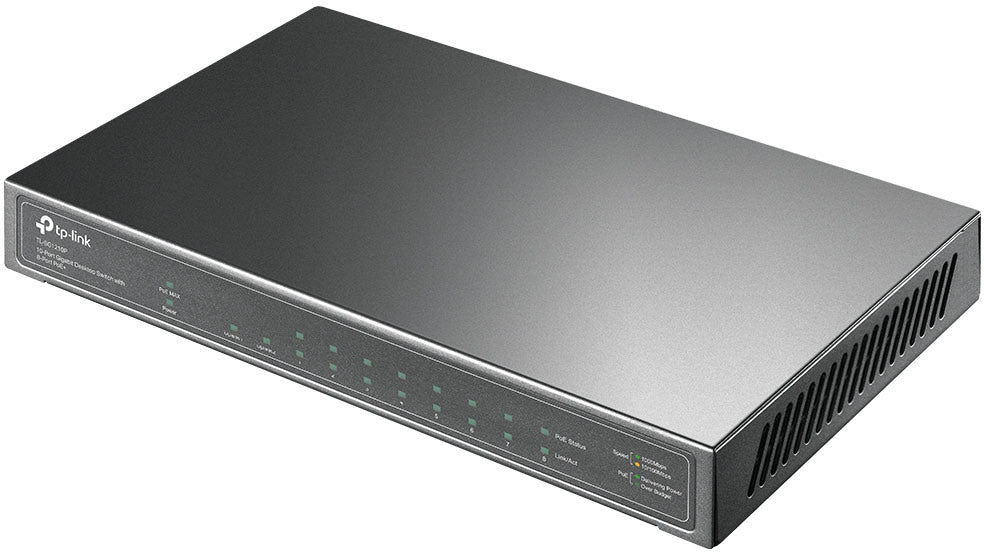 TP-LINK 10Port Gigabit Desktop Switch TL-SG1210PP with 6-Port PoE+