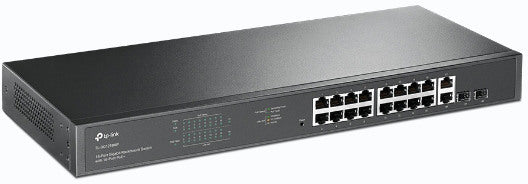 TP-LINK 18-Port Gigabit Rackmount TL-SG1218MP Switch with 16-Port PoE