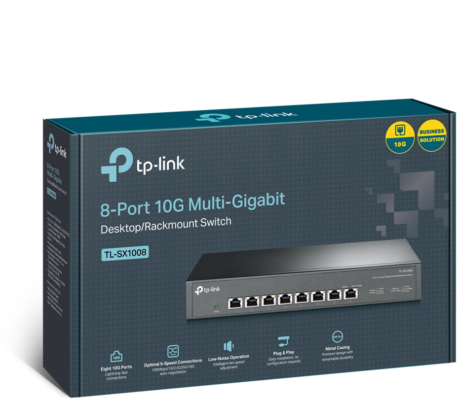 TP-LINK TL-SX1008 TL-SX1008 8-Port 10G Multi-GB Switch