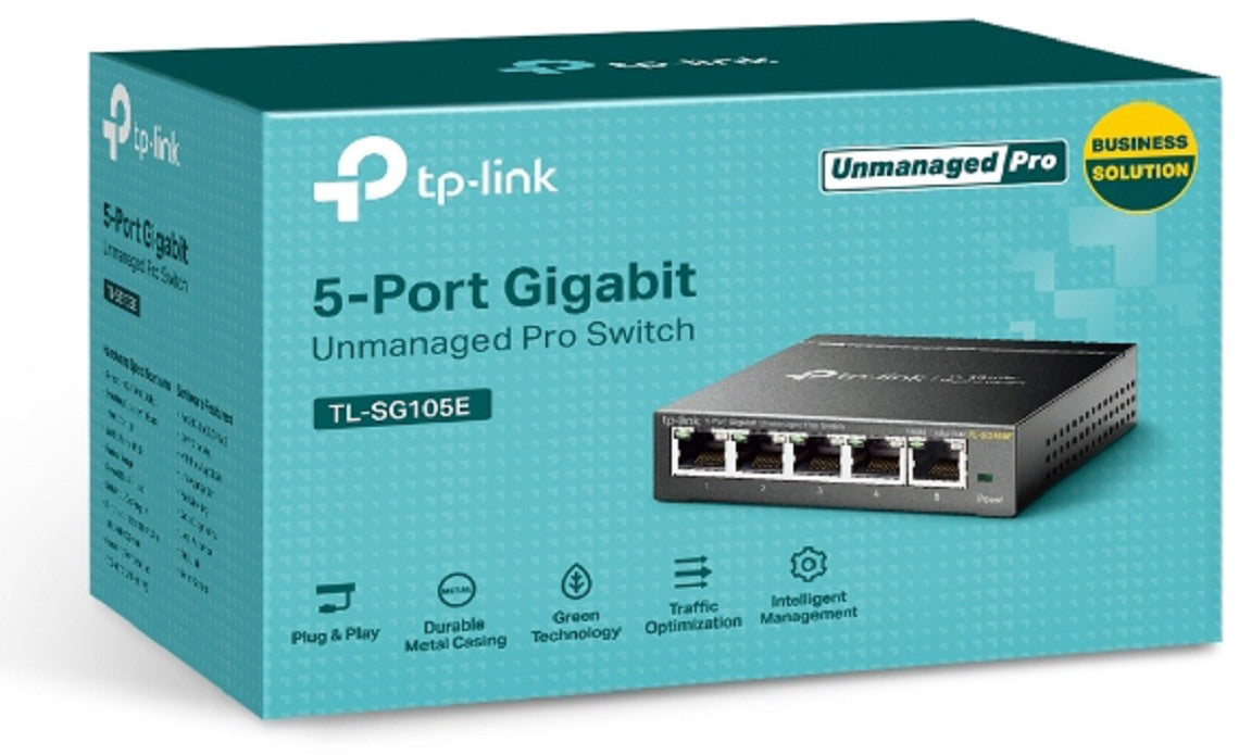 TP-LINK 5-Port Gigabit Smart Switch TLSG105E