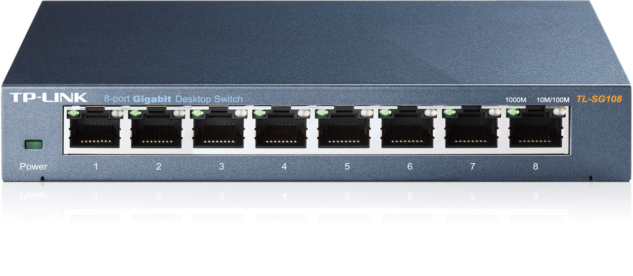 TP-LINK 8-port Metal Gigabit Switch TLSG108