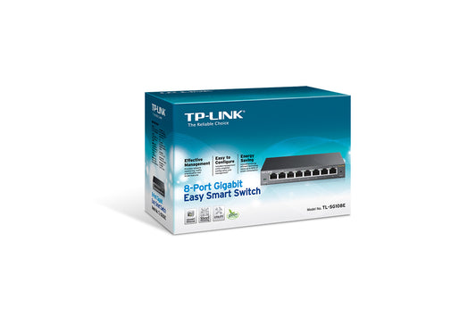 TP-LINK 8-Port Gigabit Smart Switch TLSG108E